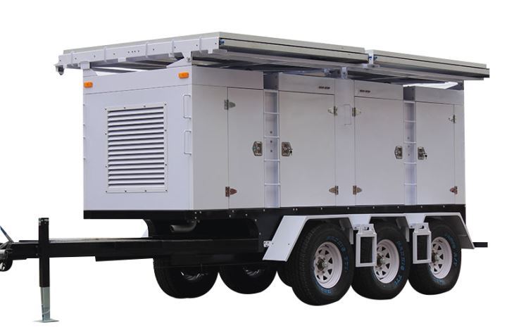 Mobile Video Monitoring Trailer lease