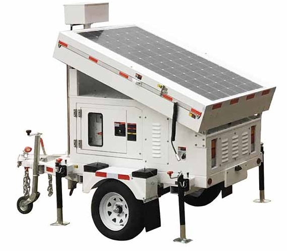 Mobile Video Monitoring Trailer rent